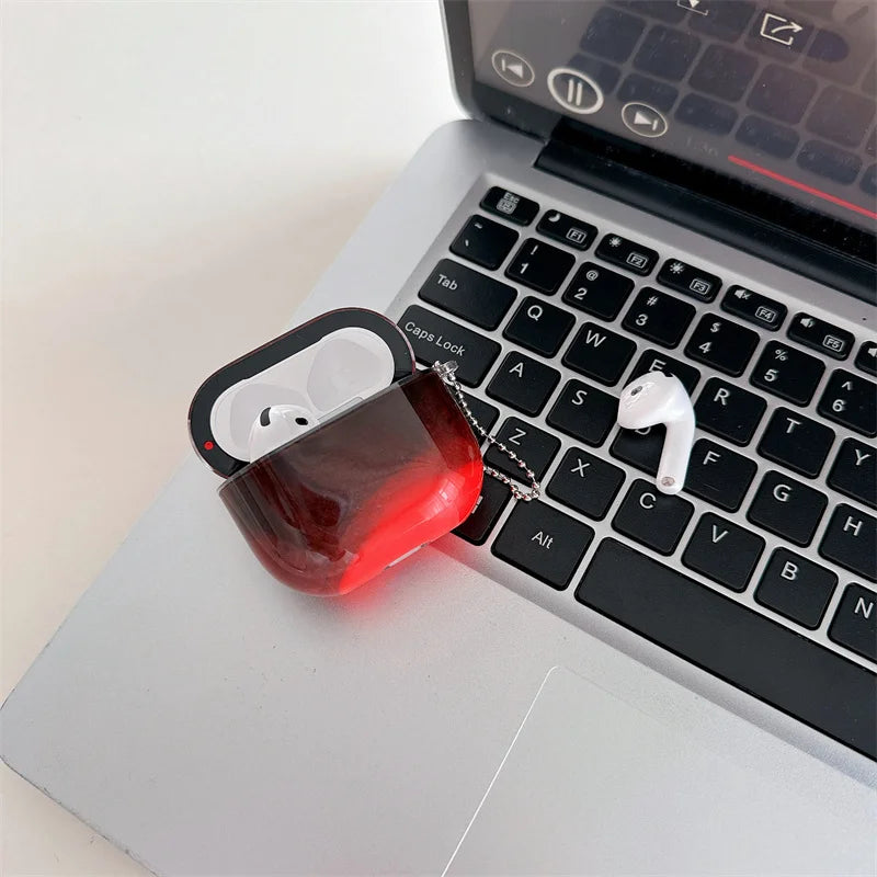 Luminous Quicksand AirPods Case – Shiny Protective Cover for AirPods Pro/4/3/2