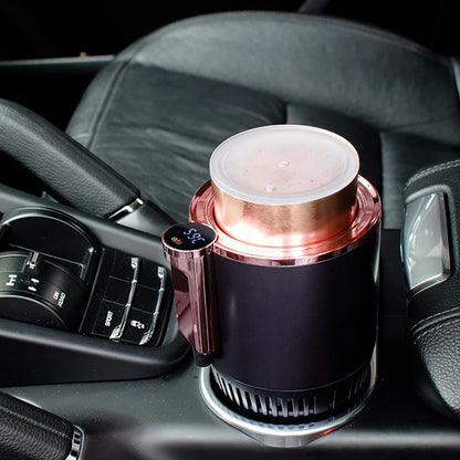 2-in-1 Smart Car Cup Cooler & Warmer – 12V Portable Drink Holder for Travel
