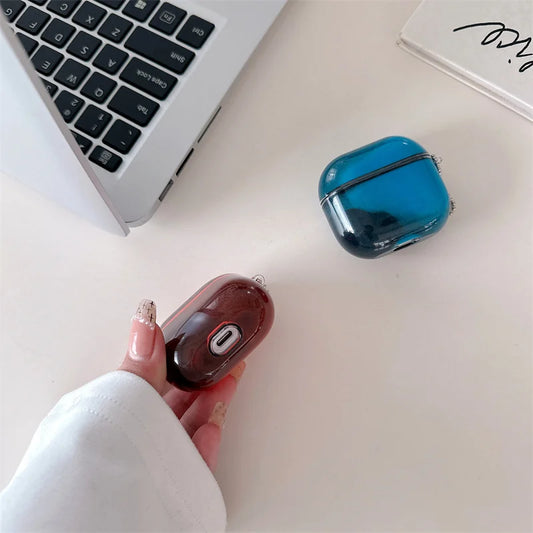Luminous Quicksand AirPods Case – Shiny Protective Cover for AirPods Pro/4/3/2