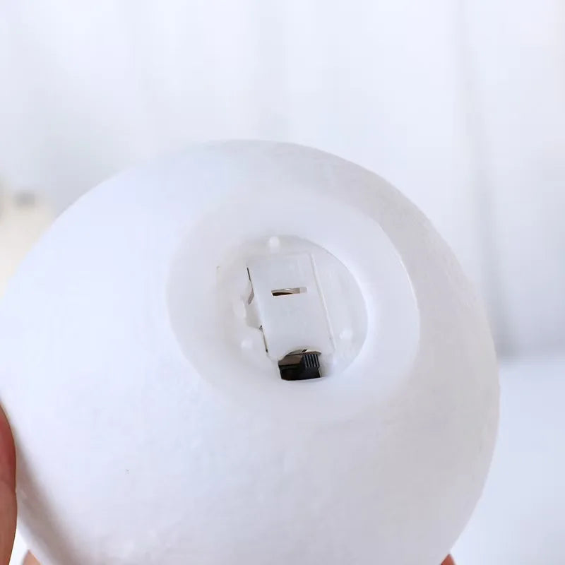 LED Galaxy Moon Light – DIY Night Lamp with Stand for Kids & Bedroom Decor