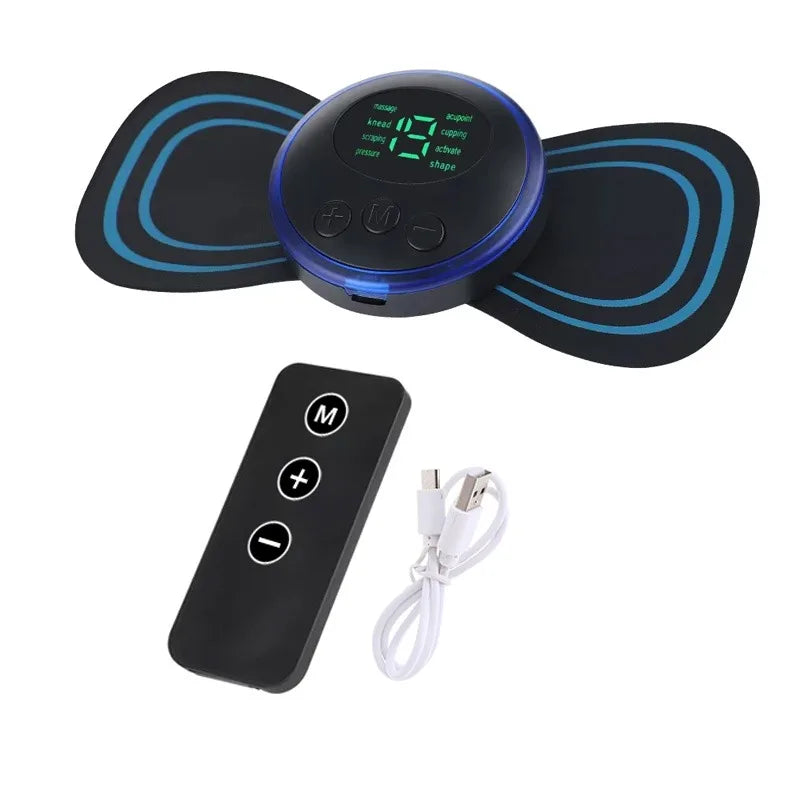 EMS Neck Massager – Electric Muscle Relief & Portable Cervical Relaxer
