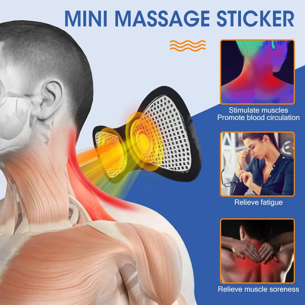 EMS Neck Massager – Electric Muscle Relief & Portable Cervical Relaxer
