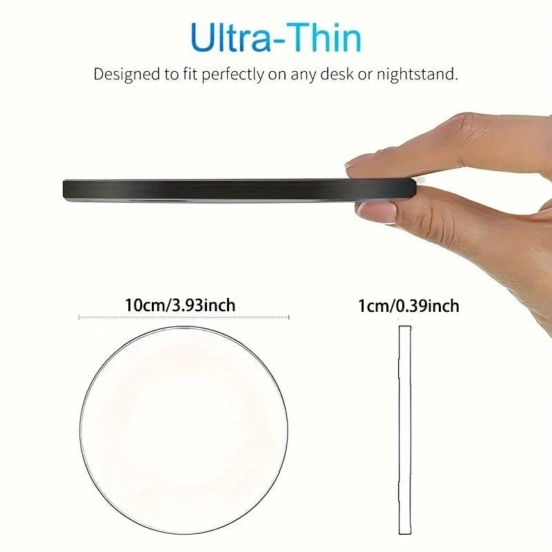 Ultra-Thin Wireless Charger Pad – Fast Charging for iPhone & Samsung Galaxy