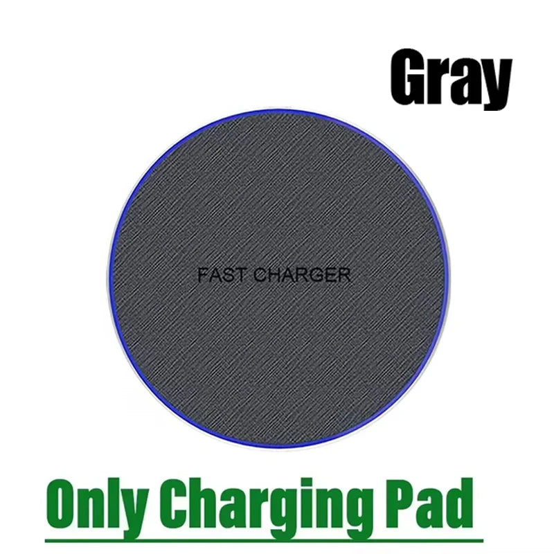 Ultra-Thin Wireless Charger Pad – Fast Charging for iPhone & Samsung Galaxy