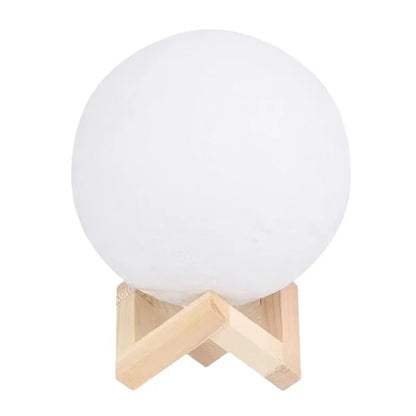 LED Galaxy Moon Light – DIY Night Lamp with Stand for Kids & Bedroom Decor