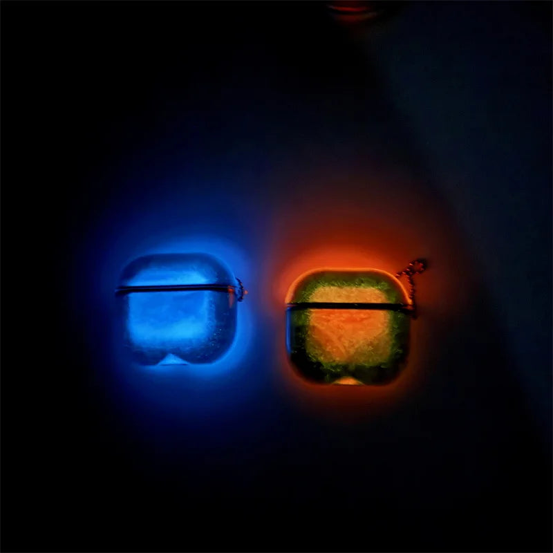 Luminous Quicksand AirPods Case – Shiny Protective Cover for AirPods Pro/4/3/2