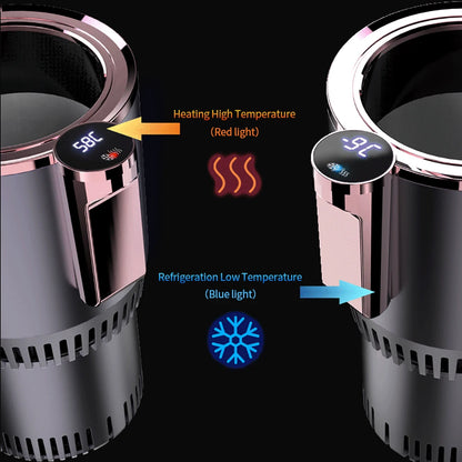 2-in-1 Smart Car Cup Cooler & Warmer – 12V Portable Drink Holder for Travel