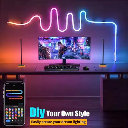 5V USB RGBIC Neon LED Strip – 1-5M Waterproof with Bluetooth & Remote