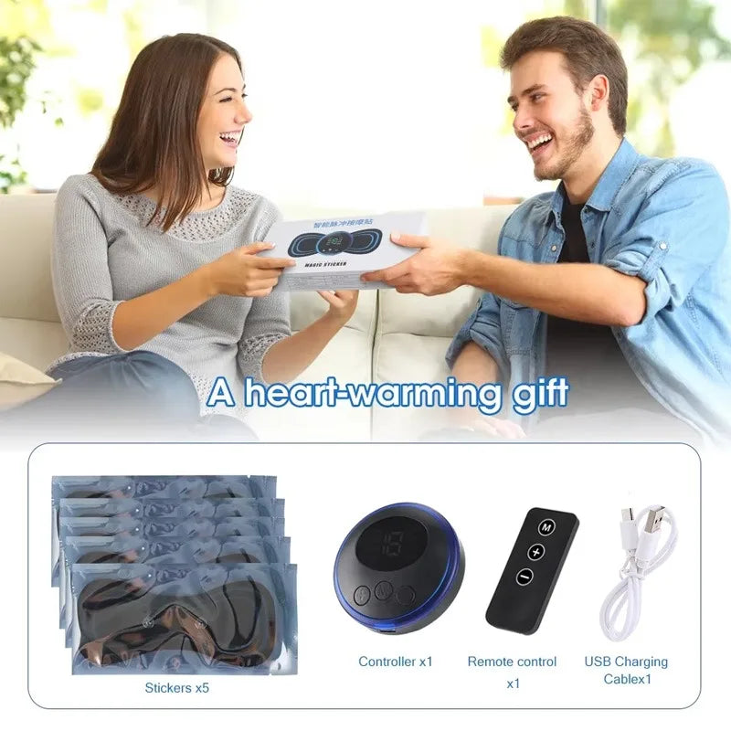 EMS Neck Massager – Electric Muscle Relief & Portable Cervical Relaxer