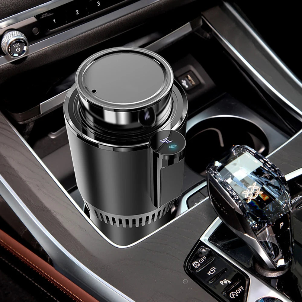 2-in-1 Smart Car Cup Cooler & Warmer – 12V Portable Drink Holder for Travel