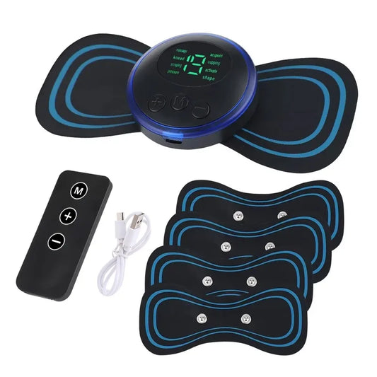 EMS Neck Massager – Electric Muscle Relief & Portable Cervical Relaxer