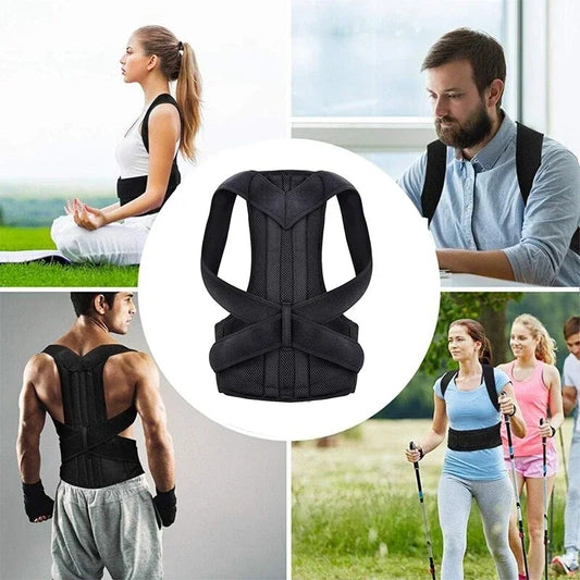 Adjustable Posture Corrector – Breathable Support for Pain Relief