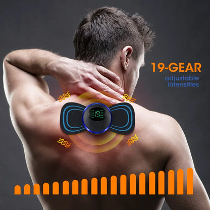 EMS Neck Massager – Electric Muscle Relief & Portable Cervical Relaxer