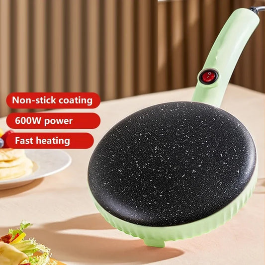 220V Electric Crepe Maker – Non-Stick Pancake & Breakfast Machine 600W