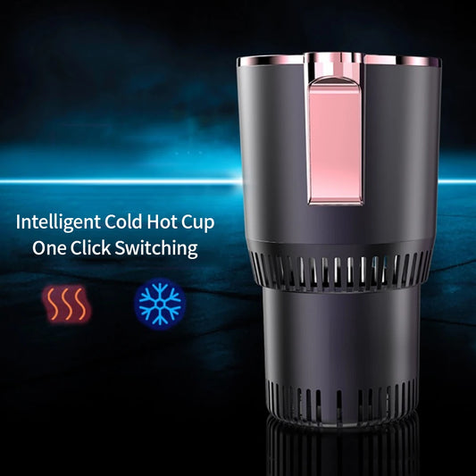 2-in-1 Smart Car Cup Cooler & Warmer – 12V Portable Drink Holder for Travel