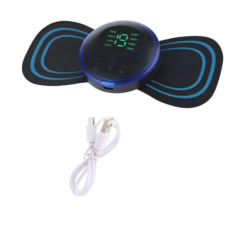 EMS Neck Massager – Electric Muscle Relief & Portable Cervical Relaxer