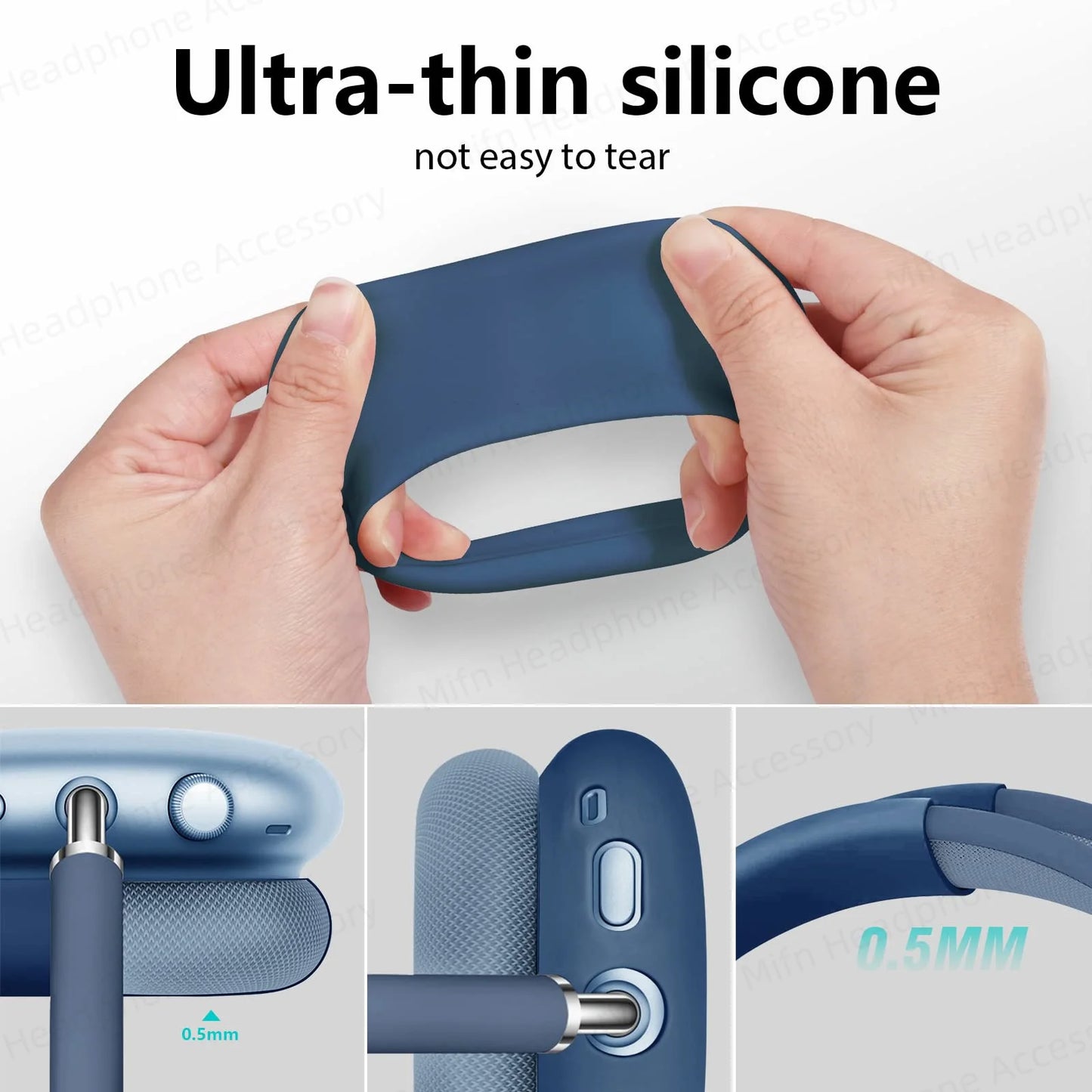 Silicone Protective Case for AirPods Max – Ear Muff Headphone Cover